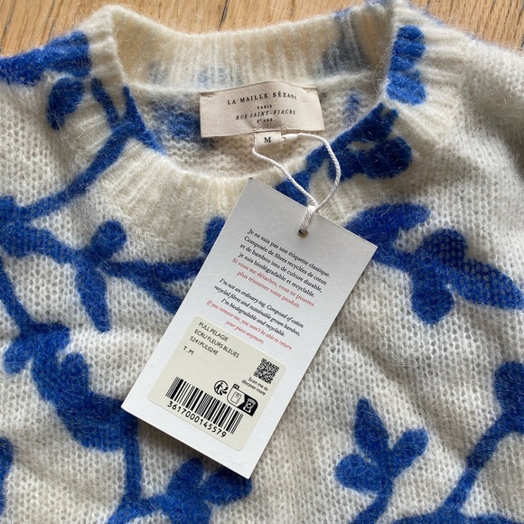 NWT Sezane Pelagie Sweater Size M - Picture 4 of 5